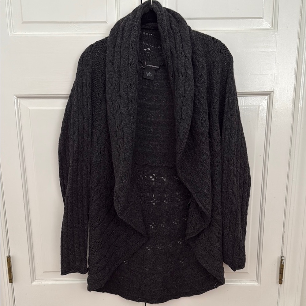 C by Bloomingdale’s 100% Cashmere Open Front Cardigan